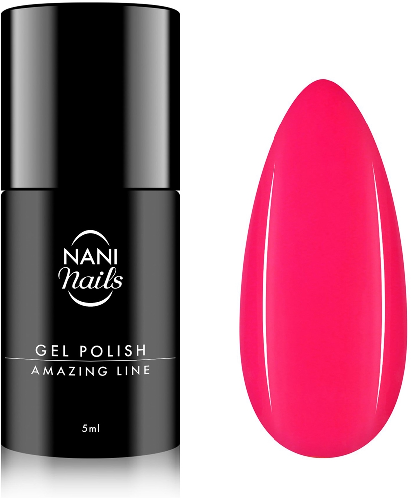 NaniNails Amazing Line gel nail polish Farbton Neon Pink 5 ml