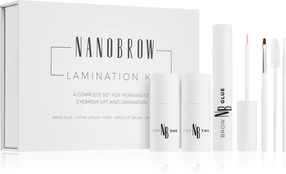 Nanobrow Lamination Kit Eyebrow care set
