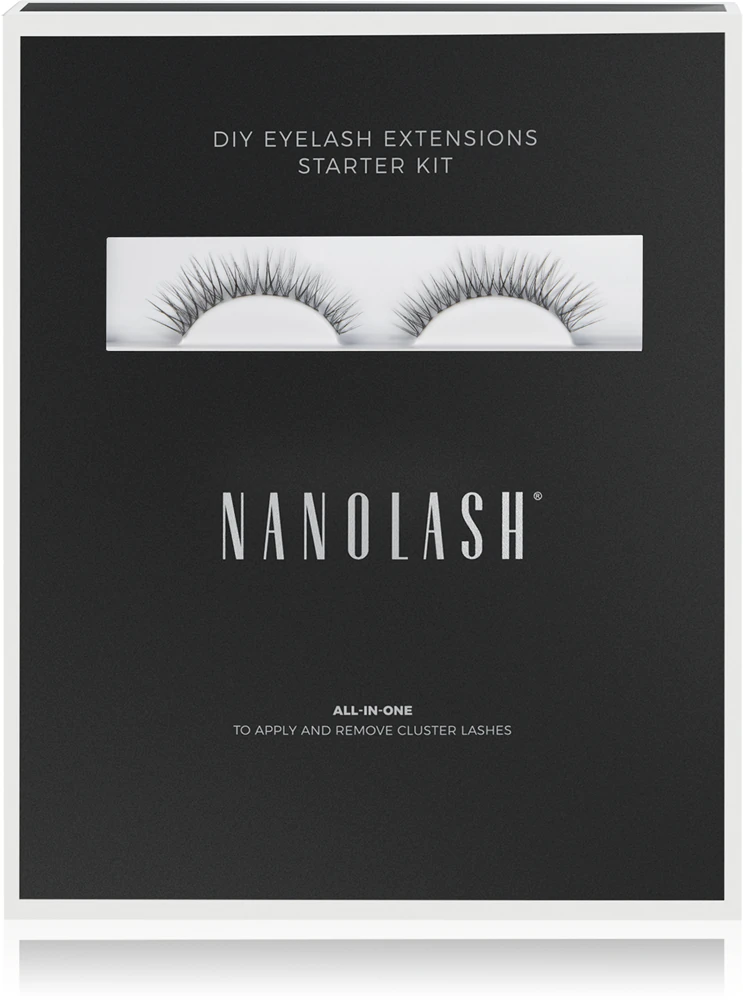Nanolash DIY Starter Kit Eyelash Extension Set for Home Use Innocent