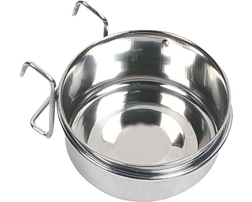 Bowl Karlie rodent bird with hook 12 cm 580 ml for attaching to the grid