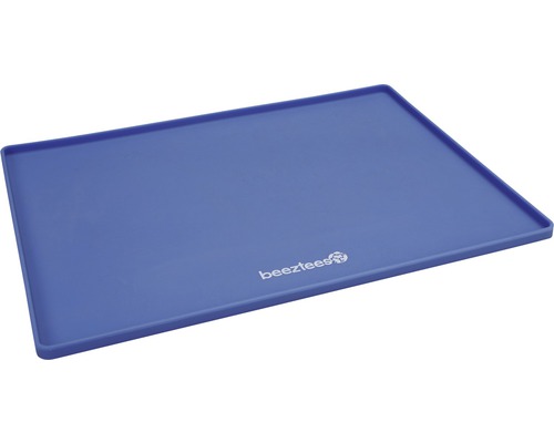 Karlie Beeztees silicone bowl mat 40x30 cm blue