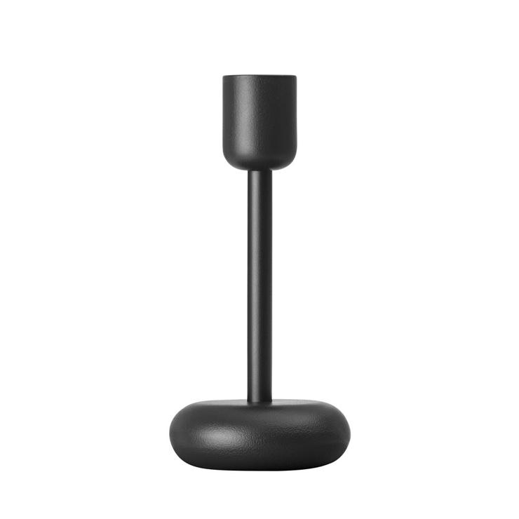 Iittala Nappula Candlestick Dark Gray