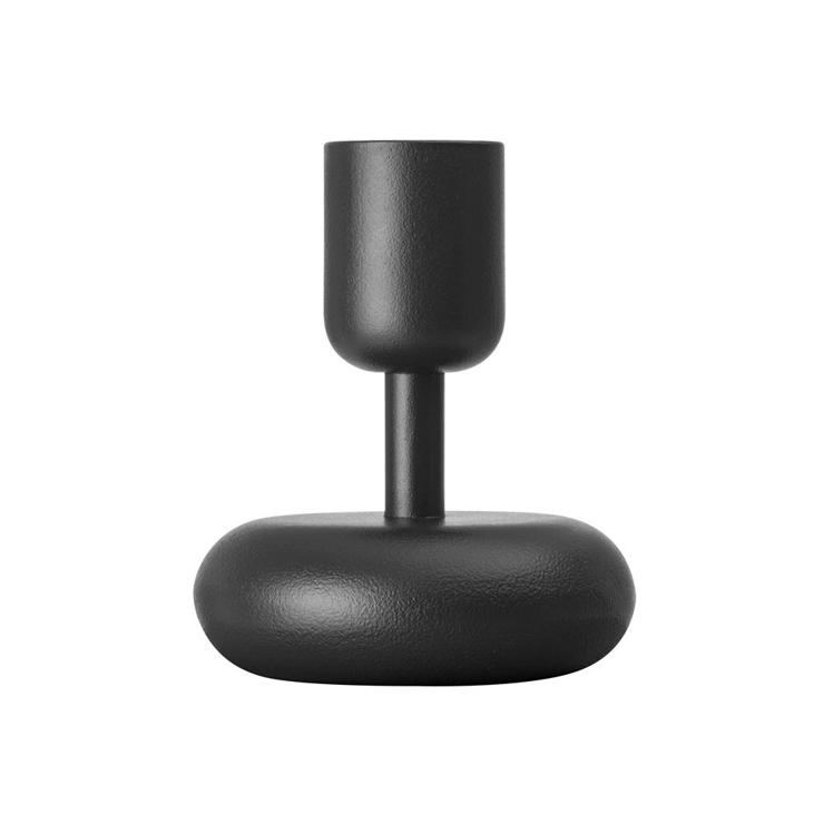 Iittala Nappula Candlestick Dark Gray