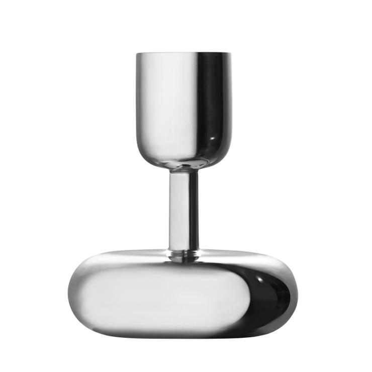 Iittala Nappula Candleholder Stainless Steel