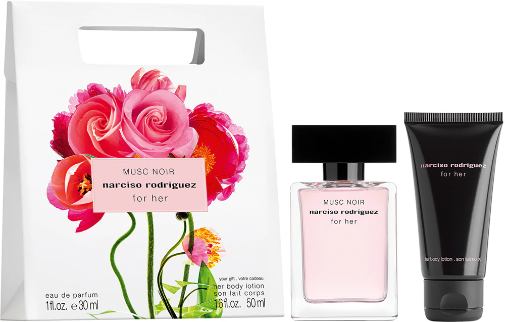 Narciso Rodriguez for her MUSC NOIR Shopping Bag Set Gift Set for Women