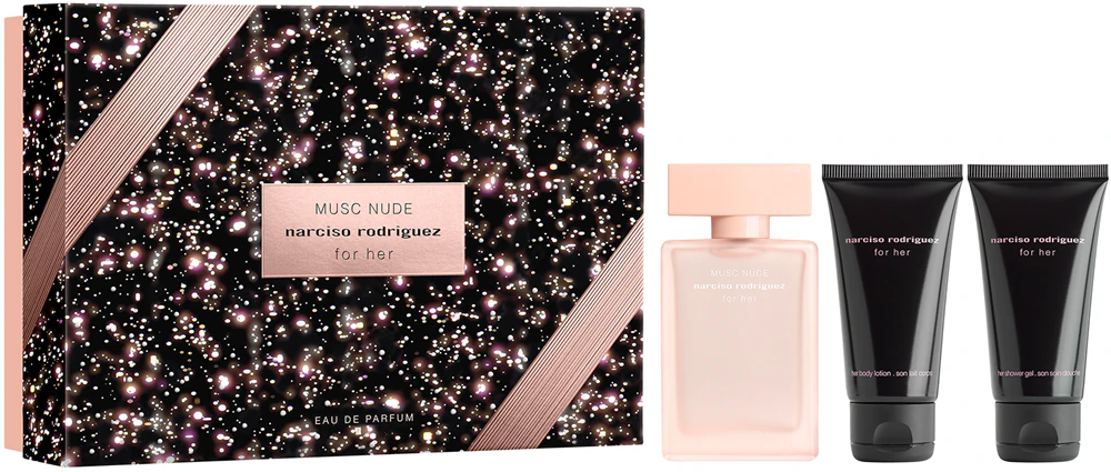 Narciso Rodriguez for her MUSC NUDE gift set for women