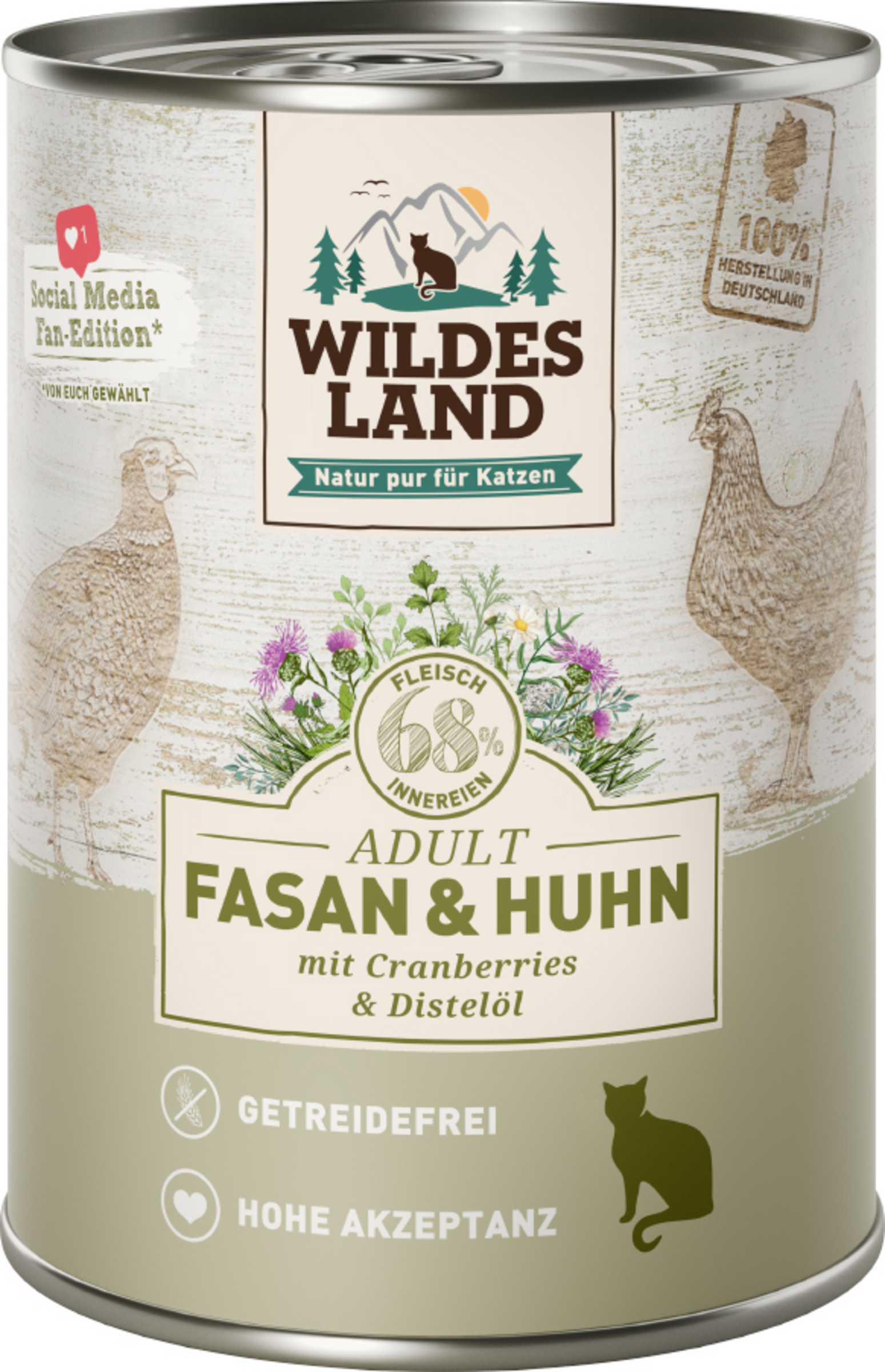 Wildes Land Wet food - pheasant and chicken