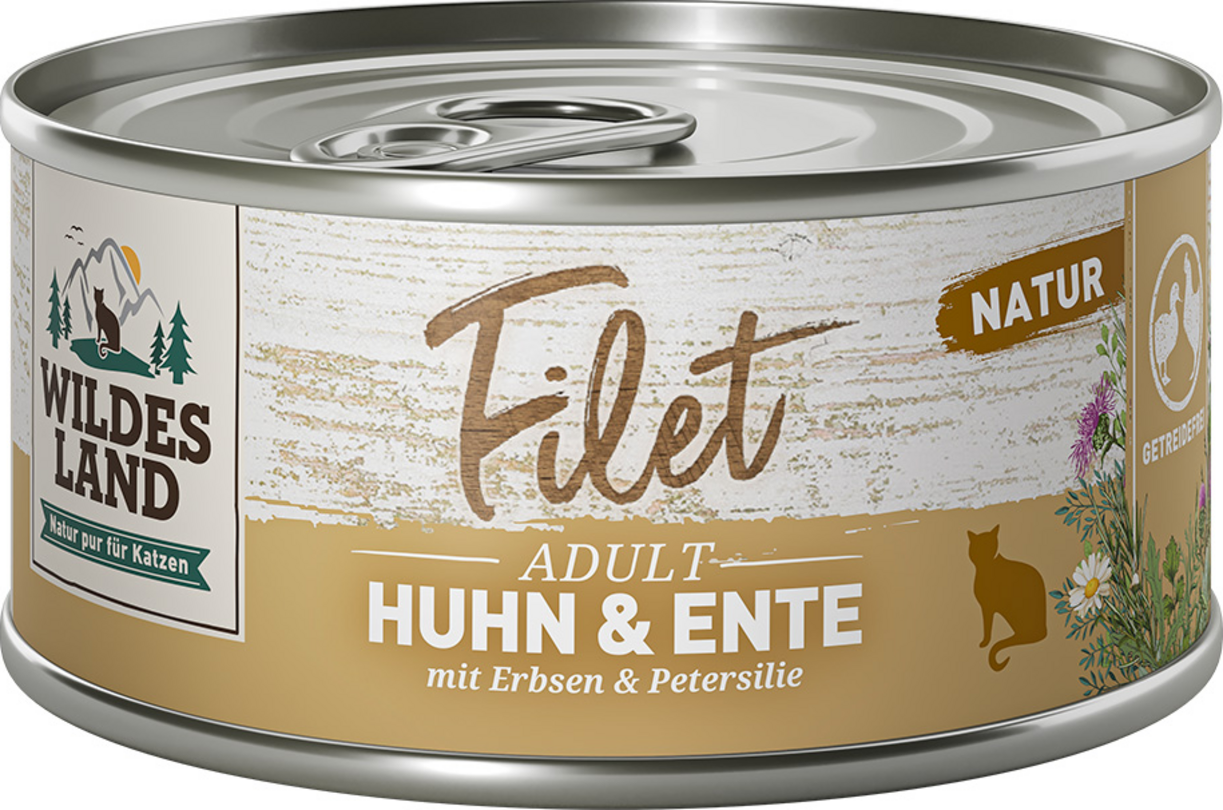 Wildes Land Wet food - fillet chicken & duck pure