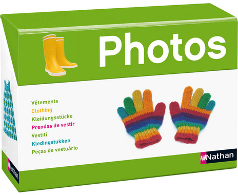 Nathan 50 Picture Cards Basic Vocabulary Clothing