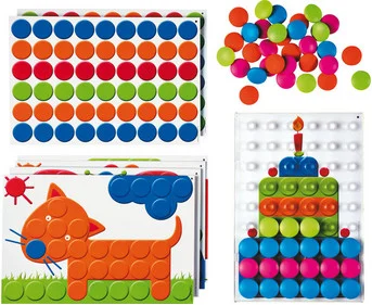 Nathan Mosaic Peg Game, 212 pieces