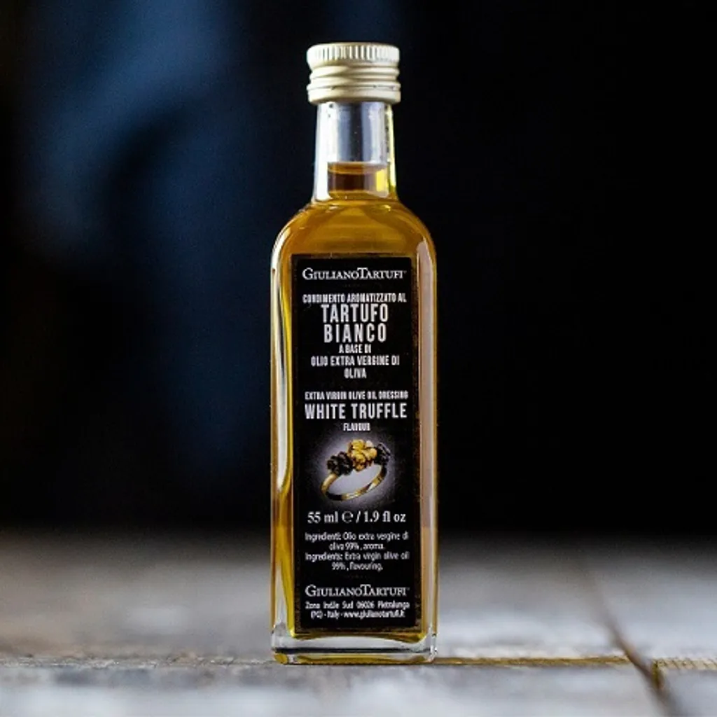 Giuliano Tartufi Extra Virgin Olive Oil flavored with white truffle, 100 ml