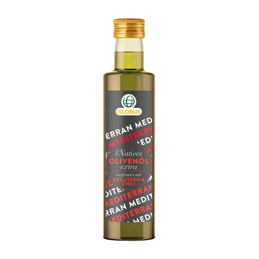 GLOBUS Extra virgin olive oil, herbs & chili