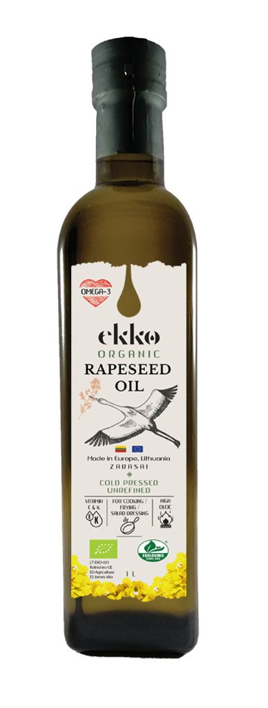 EKKO LT Natives Omega-3-Bio-Rapseed Oil 1 L - Ekko