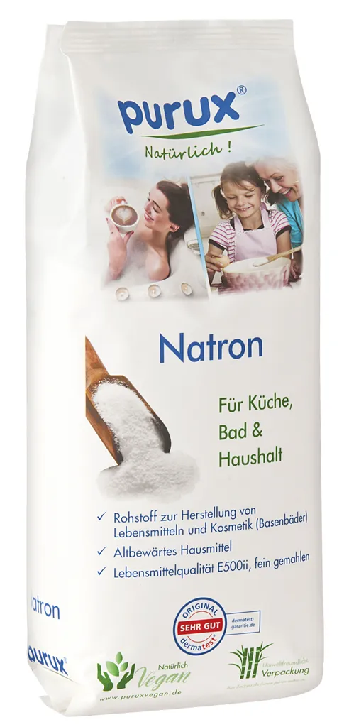 Baking soda powder 1kg – E500 ii, food grade, sustainably packaged, versatile use