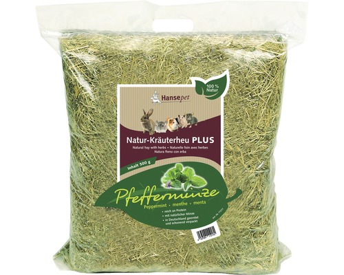 Natural herbal hay Hansepet peppermint 500 g