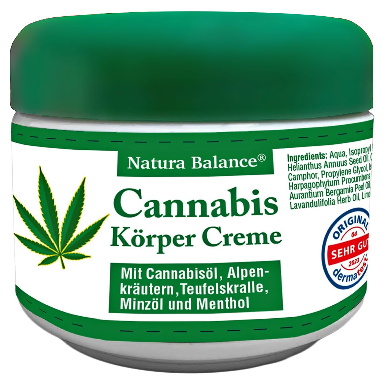Natura Balance Cannabis Körper Creme 125 ml