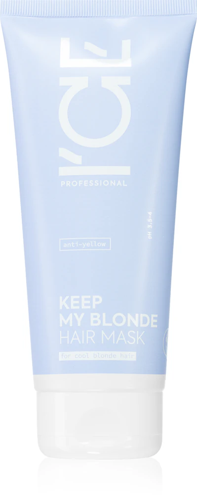 Natura Siberica ICE Professional Keep My Blonde Regenerating Mask for bleached hair or cold blonde highlights