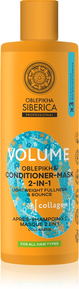 Natura Siberica Oblepikha Siberica 2-in-1 Conditioner and Mask for more hair volume