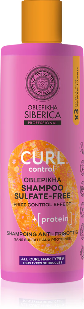 Natura Siberica Oblepikha Siberica Protein Shampoo Curl Care for Curly Hair