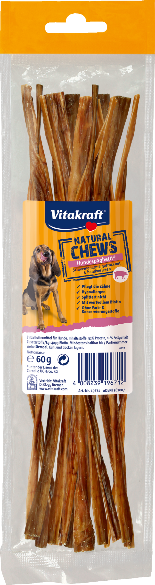 Vitakraft Natural Chew's dog paghetti