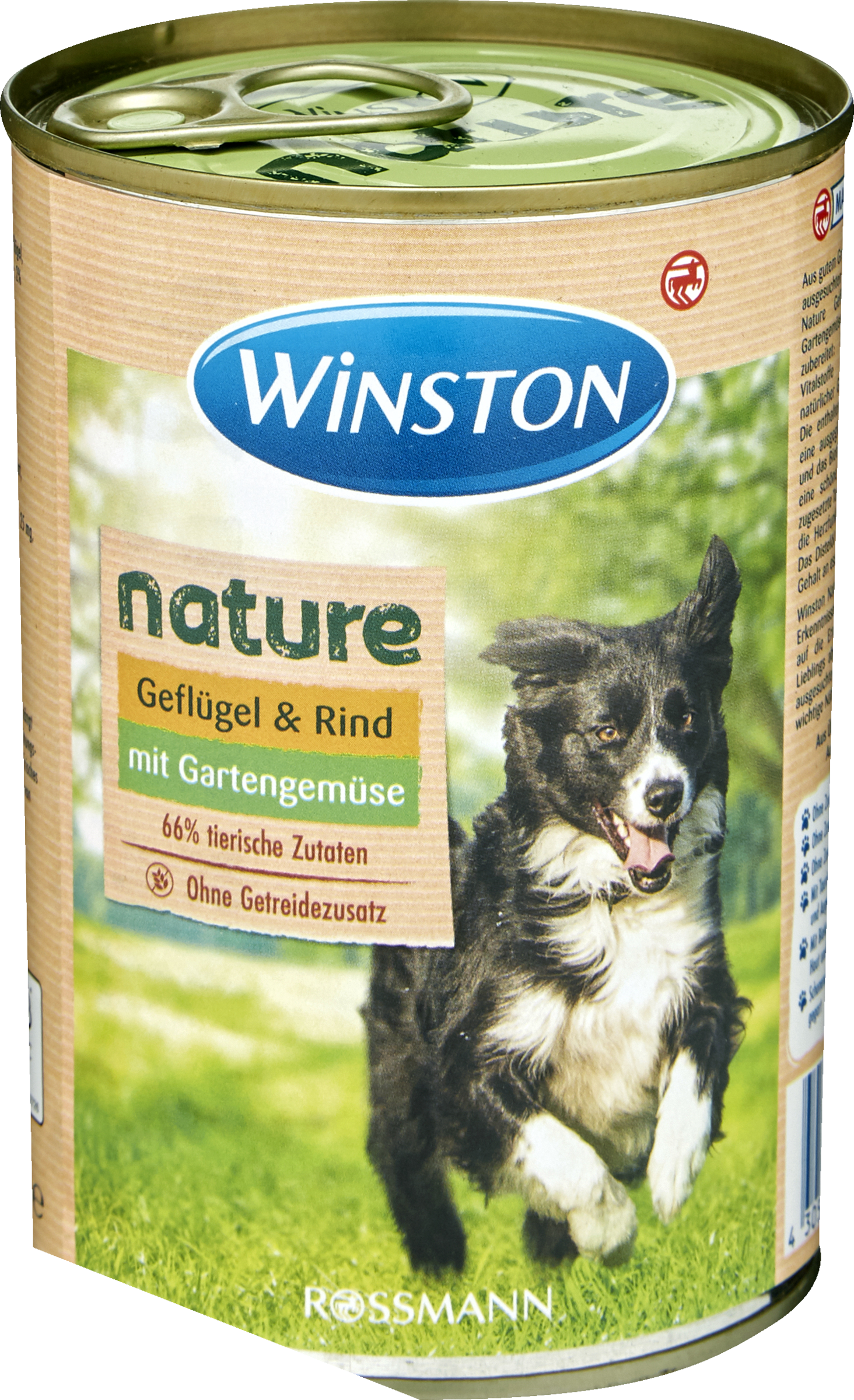 Winston Nature poultry & beef with garden vegetables