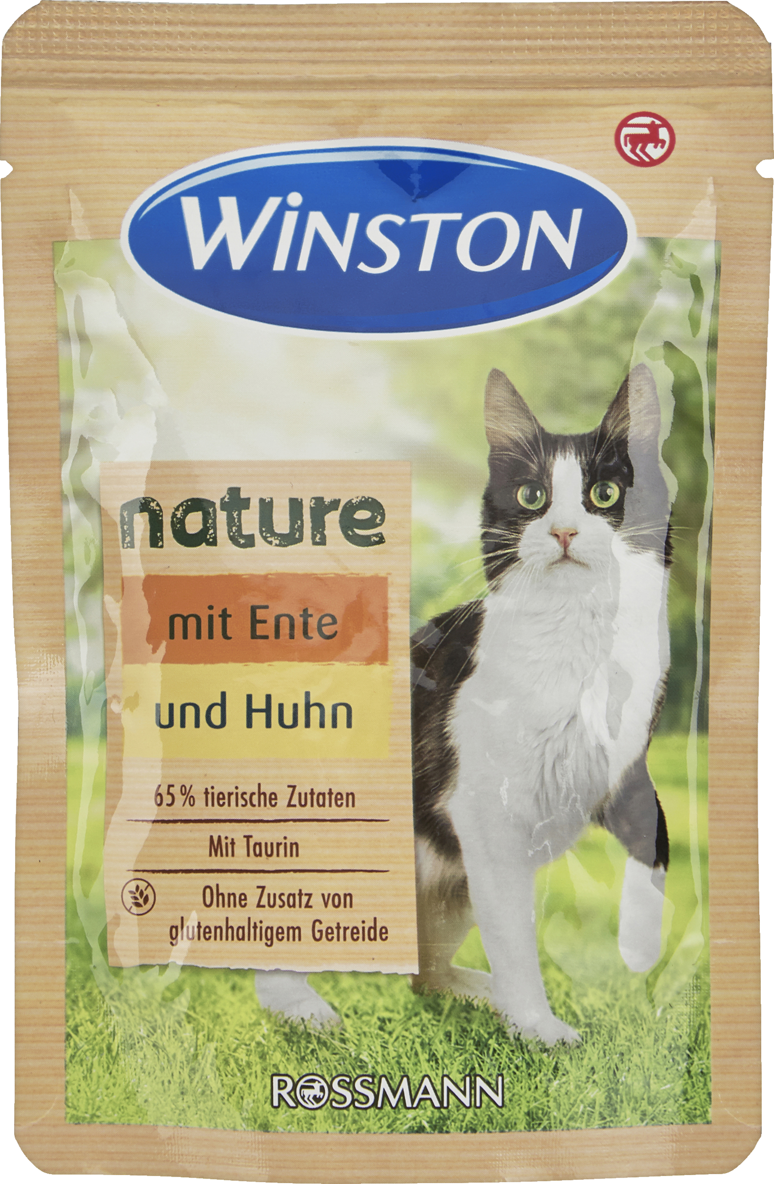 Winston Nature cat food with duck and chicken