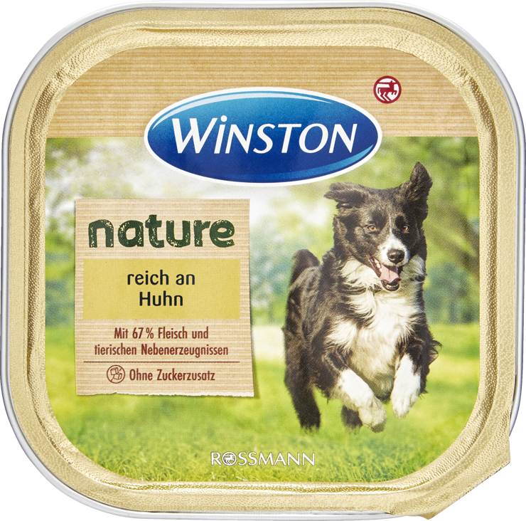 Winston Nature is rich in chicken