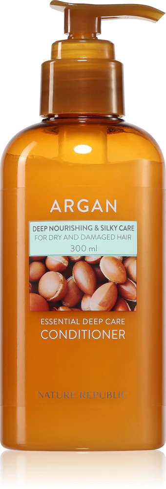 NATURE REPUBLIC Argan Essential Deep Care Conditioner moisturizing and nourishing conditioner for damaged hair