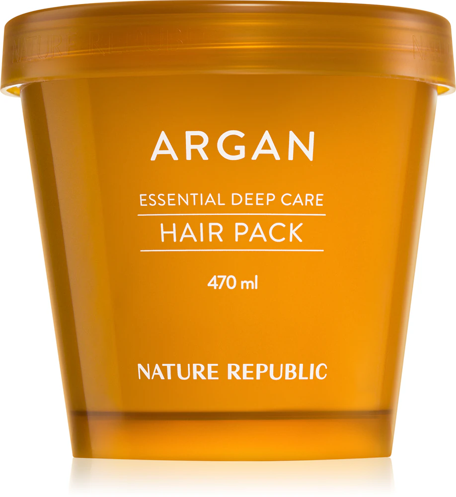 NATURE REPUBLIC Argan Essential Deep Care Hair Pack Moisturizing mask with nourishing effect for damaged hair