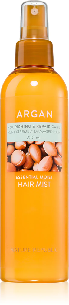 NATURE REPUBLIC Argan Essential Moist Hair Mist hydrating mist for damaged hair