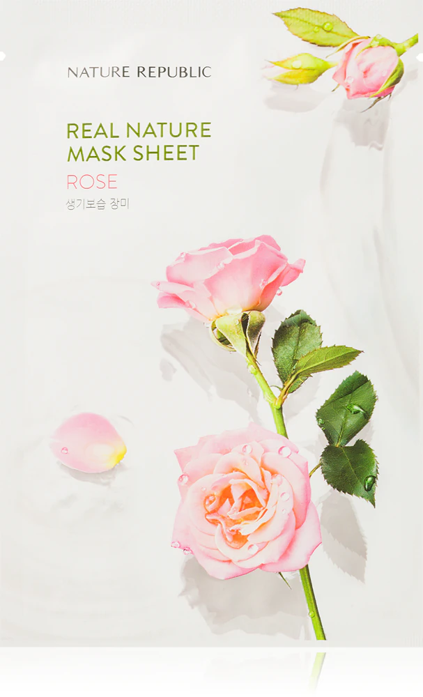 NATURE REPUBLIC Real Nature Rose Mask Sheet Revitalizing sheet mask