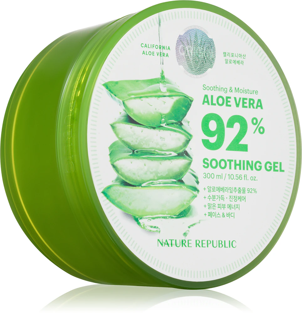 NATURE REPUBLIC Soothing & Moisture Aloe Vera 92% Soothing Gel soothing moisturizing gel for sensitive epidermis 300 ml