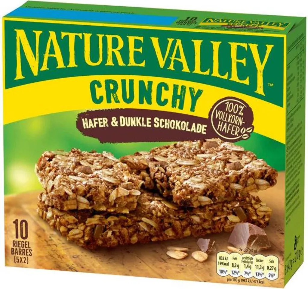 Nature Valley Crunchy Oats & Dark Chocolate 5x2 packs 262g