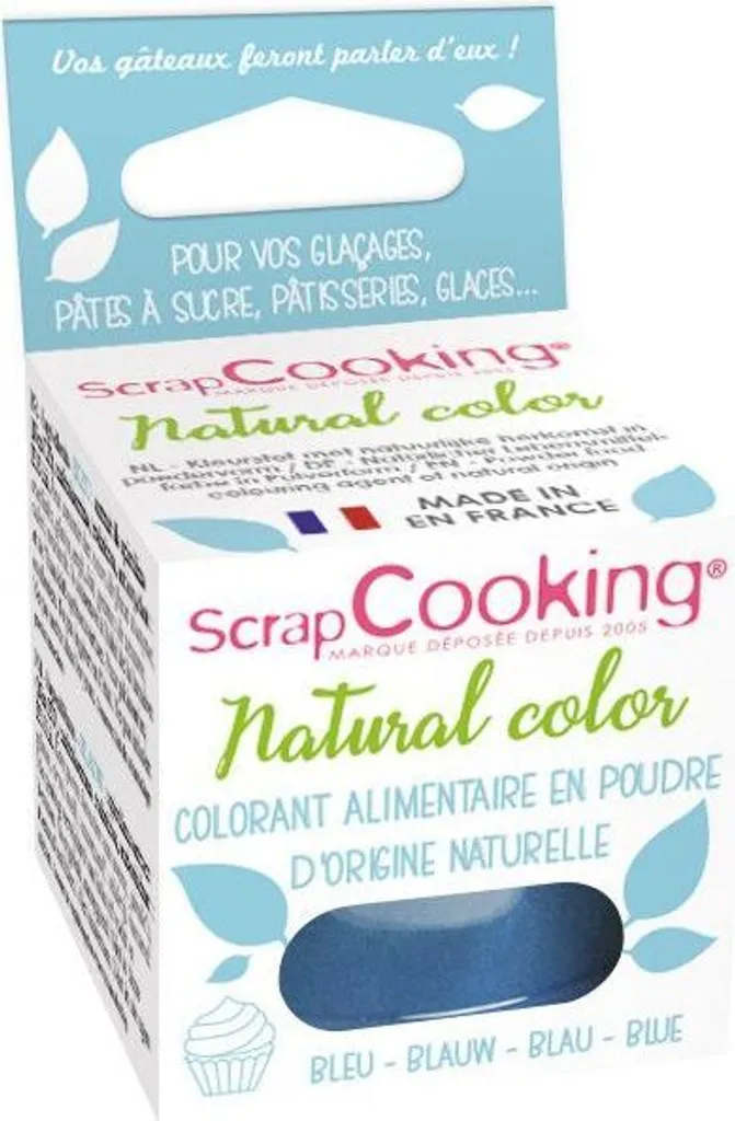 ScrapCooking Natural food coloring in powder form - Blue 10g