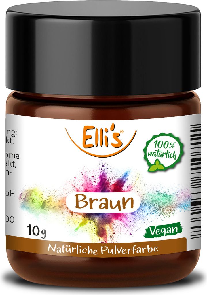 Aroma Shopping GmbH Natural powder food coloring brown