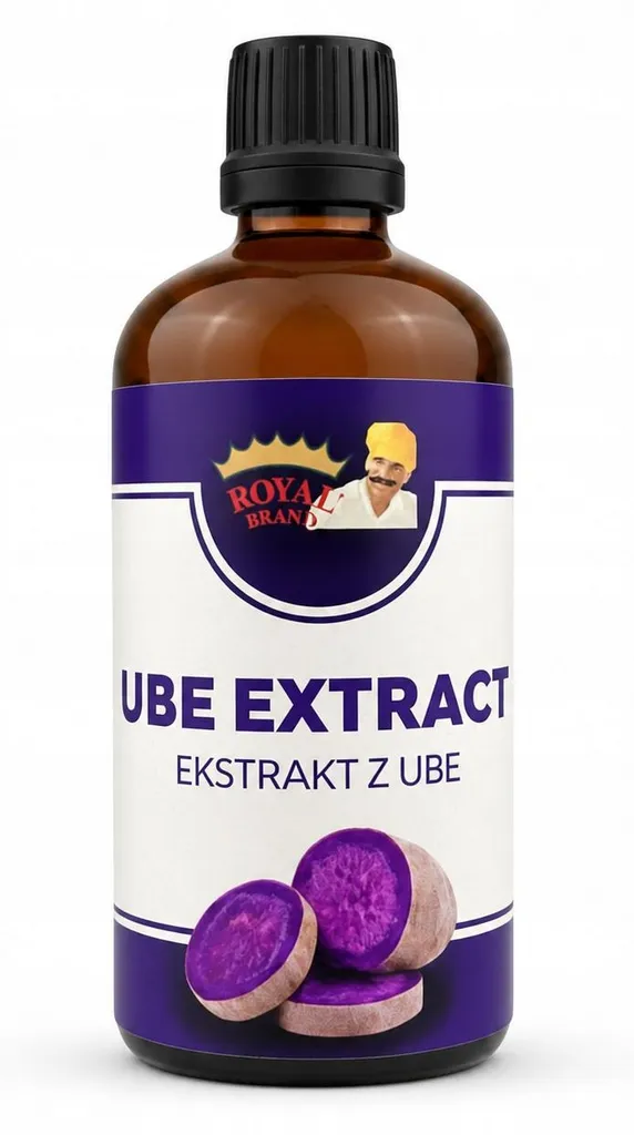 Biogo Natural Ube Extract 50ml for baking and ice cream with Purple Yam Royal Brand