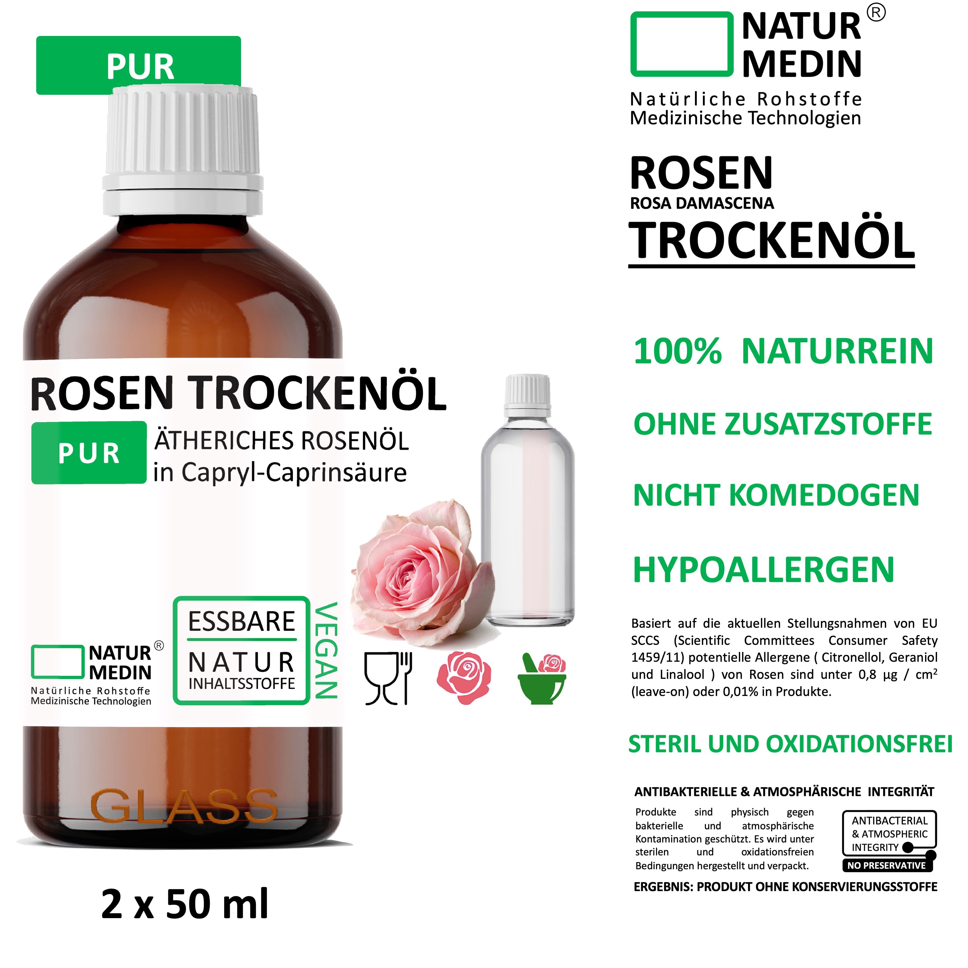 NATURMEDIN® Dry Oil Rose 100 ml