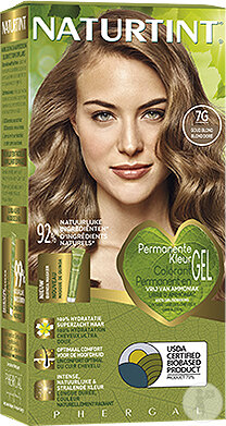Naturtint Permanent Hair Color 7G Gold Blonde 165ml