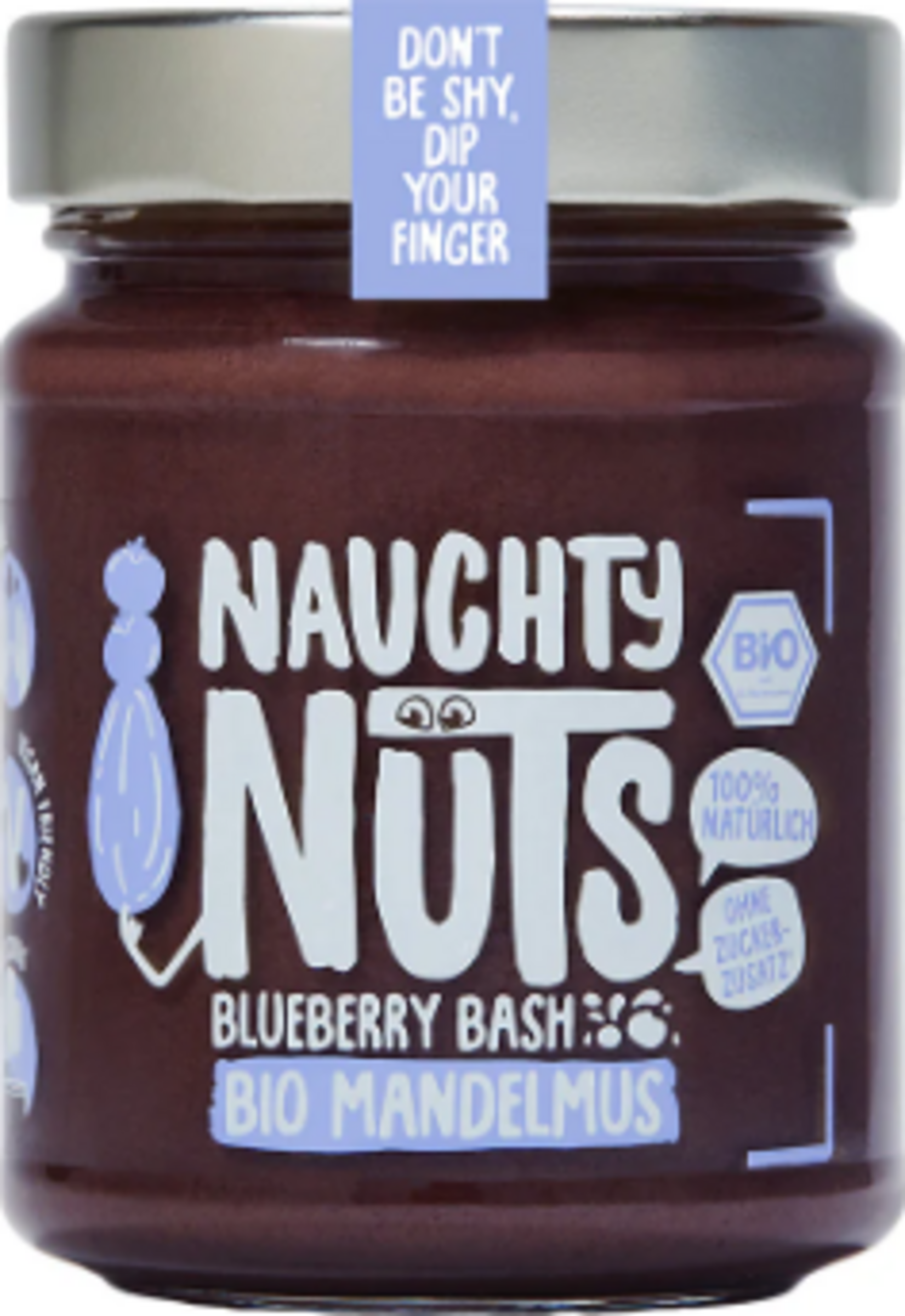 Naughty Nuts Organic Almond Butter Blueberry Bash