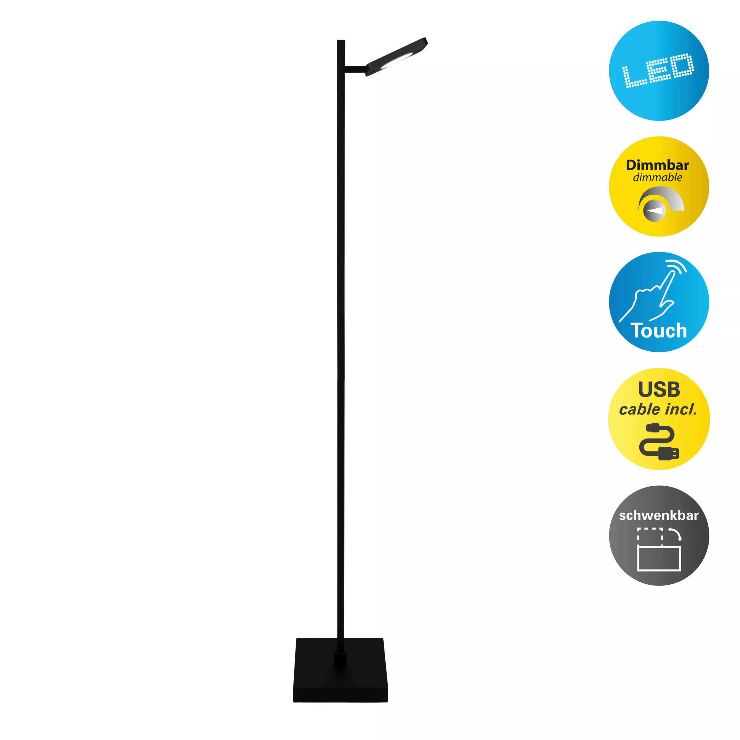 Näve LED floor lamp LUPA 27/20/135 cm