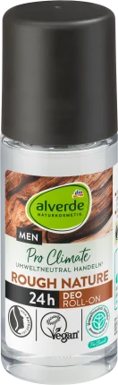 alverde MEN Deo Roll-on Rough Nature, 50 ml