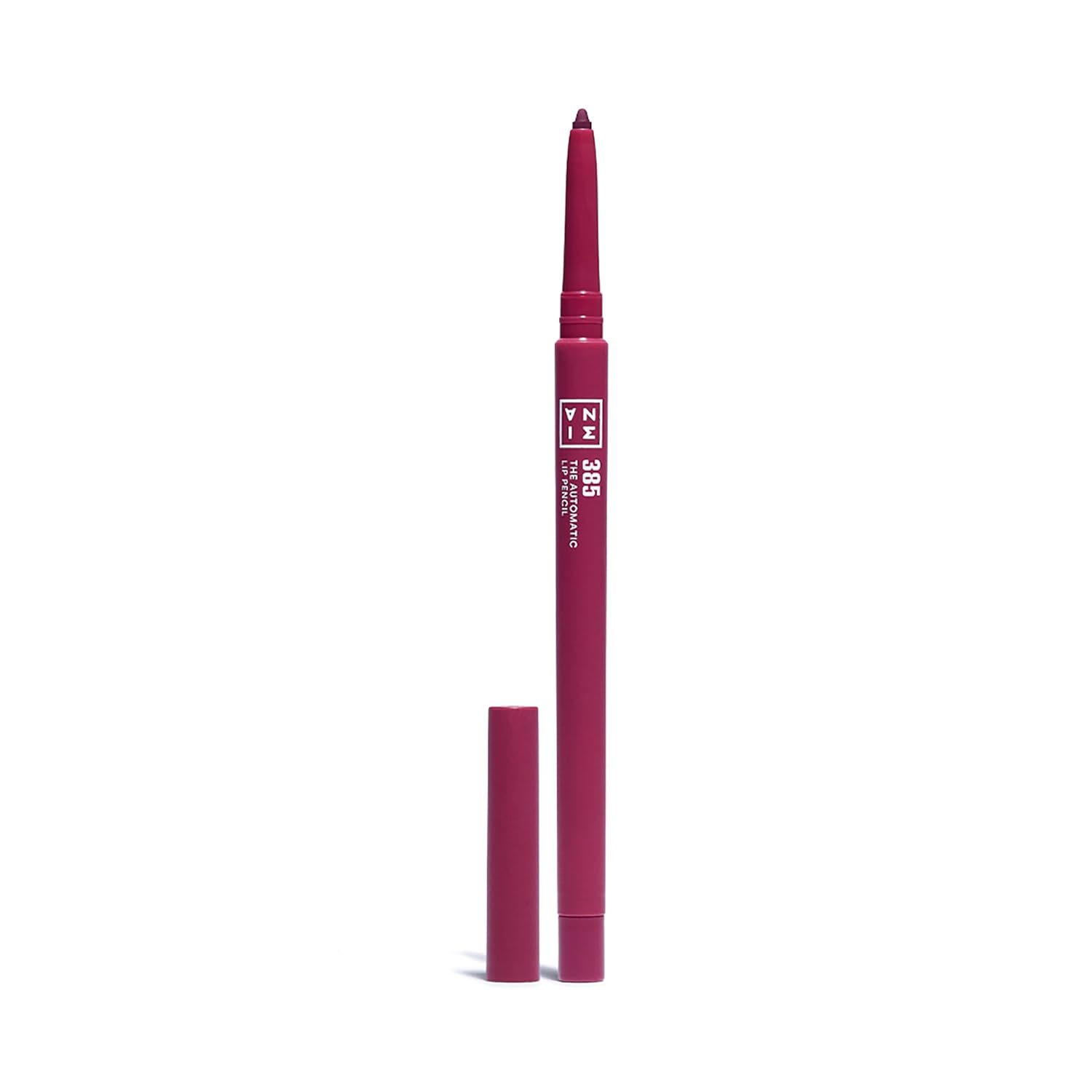 3INA MAKEUP - The Automatic Lip Pencil 385 - Burgundy Red Lip Liner Waterproof - Lip Liner for Fuller Lips - Automatic Lip Liner - Vegan - Cruelty Free