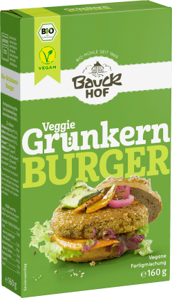 Bauckhof Dry mix for organic green core burger, 160 g
