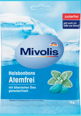 Mivolis Candy, Breath-free, sugar-free, 75 g
