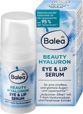 Balea Beauty Hyaluron Eye & Lip Serum, 15 ml