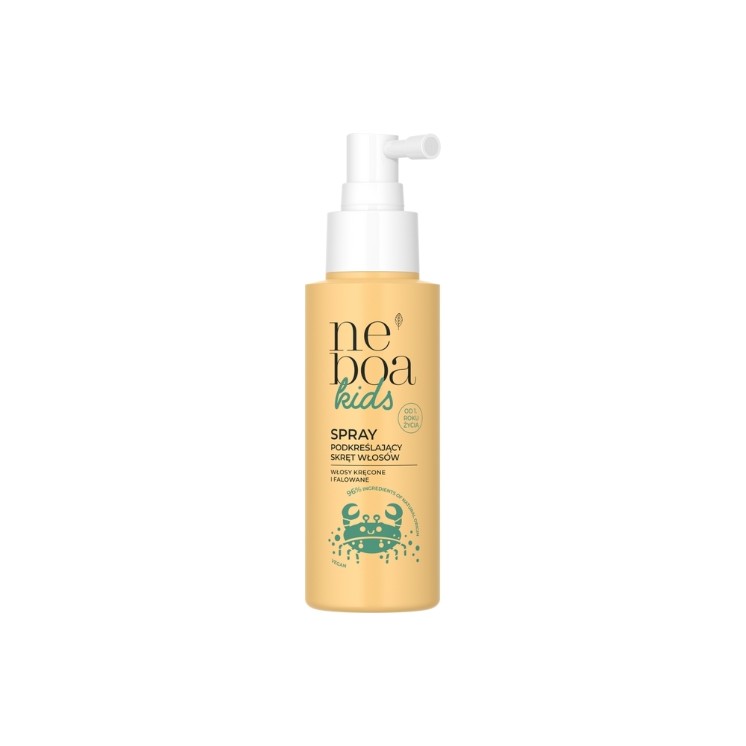 Neboa Kids Detangling Spray for enhancing waves and curls 100 ml