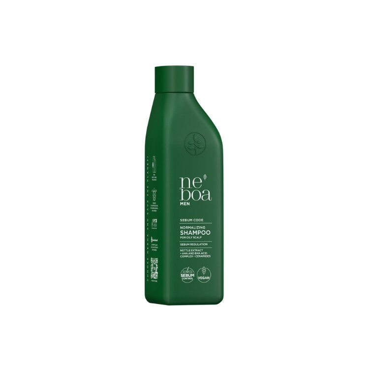 Neboa Men Sebum Code Shampoo for hair and oily scalp, normalizing and regulating sebum secretion 300 ml