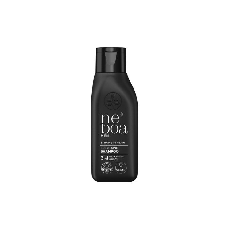 Neboa Men Strong Stream Energizing 3-in-1 Men's Hair Shampoo 100 ml