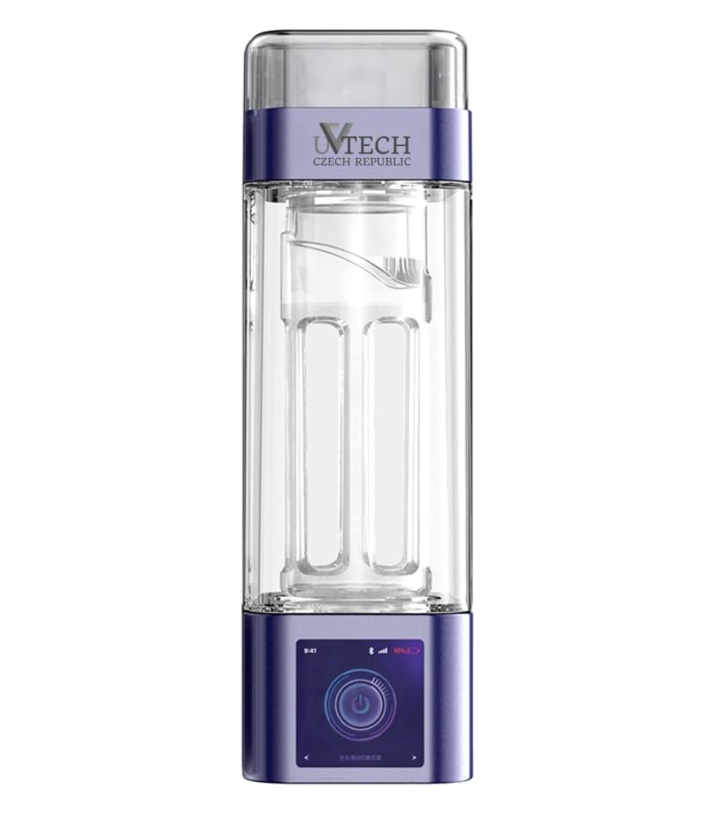 Hydrogen Ultra Original Hydrogen Water 9000ppb -900mV Generator 350ml PEM Membrane Dupont N117 (Purple)