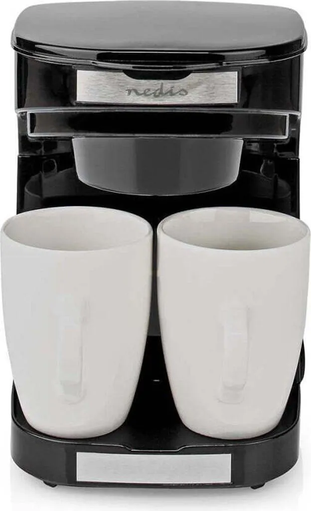 Nedis, coffee machine with permanent filter 450W 0.25L, black